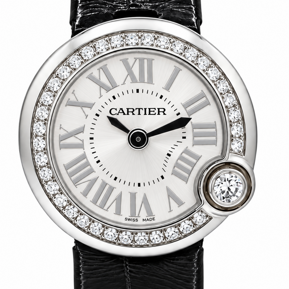 Cartier Ballon Bleu De 26MM W4BL0002 Factory Diamond Bezel Watch